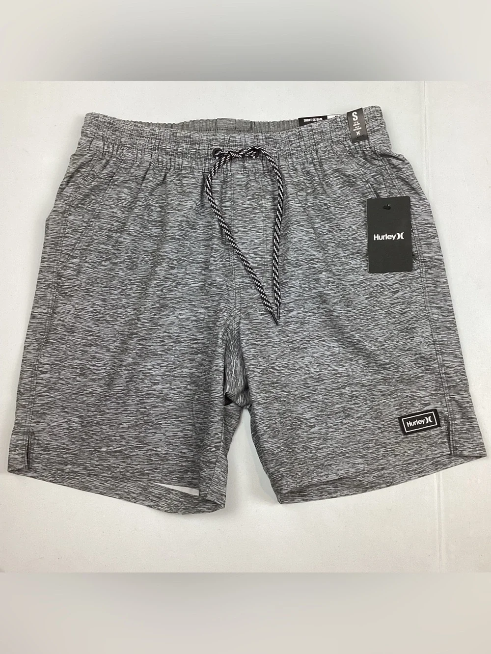 Hurley Men’s Gray Volley Swim Shorts Trunks Small NEW! Retail $50